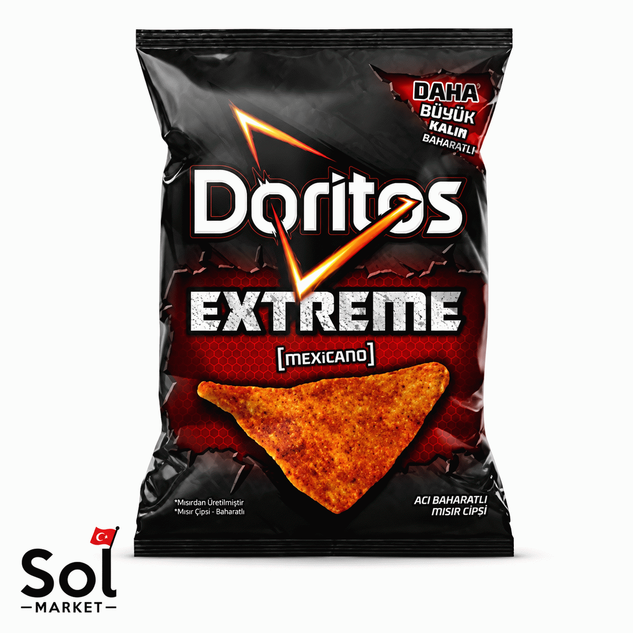 چیپس دوریتوس با طعم تند مکزیکی Extreme Mexicano