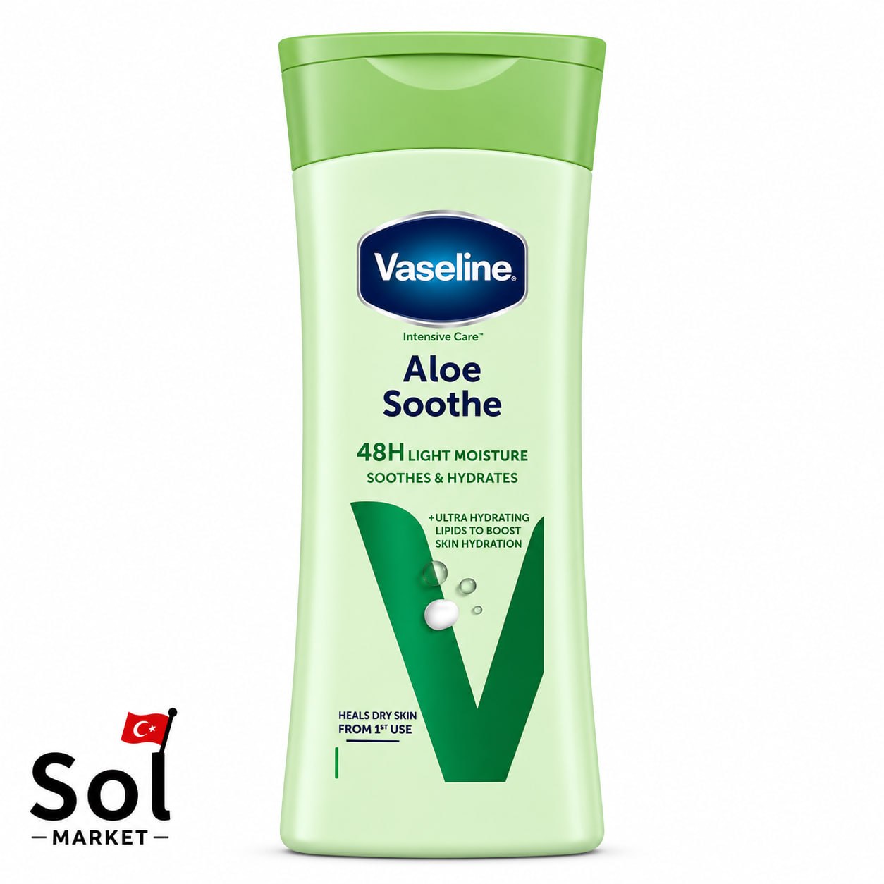 لوسیون بدن وازلین رایحه Aloe Soothe حجم 400...