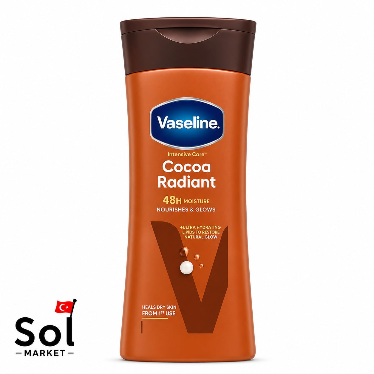 لوسیون بدن وازلین رایحه Cocoa Radiant حجم 400...