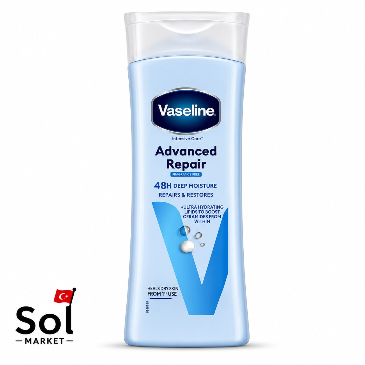 لوسیون بدن وازلین رایحه Advanced Repair حجم 400...