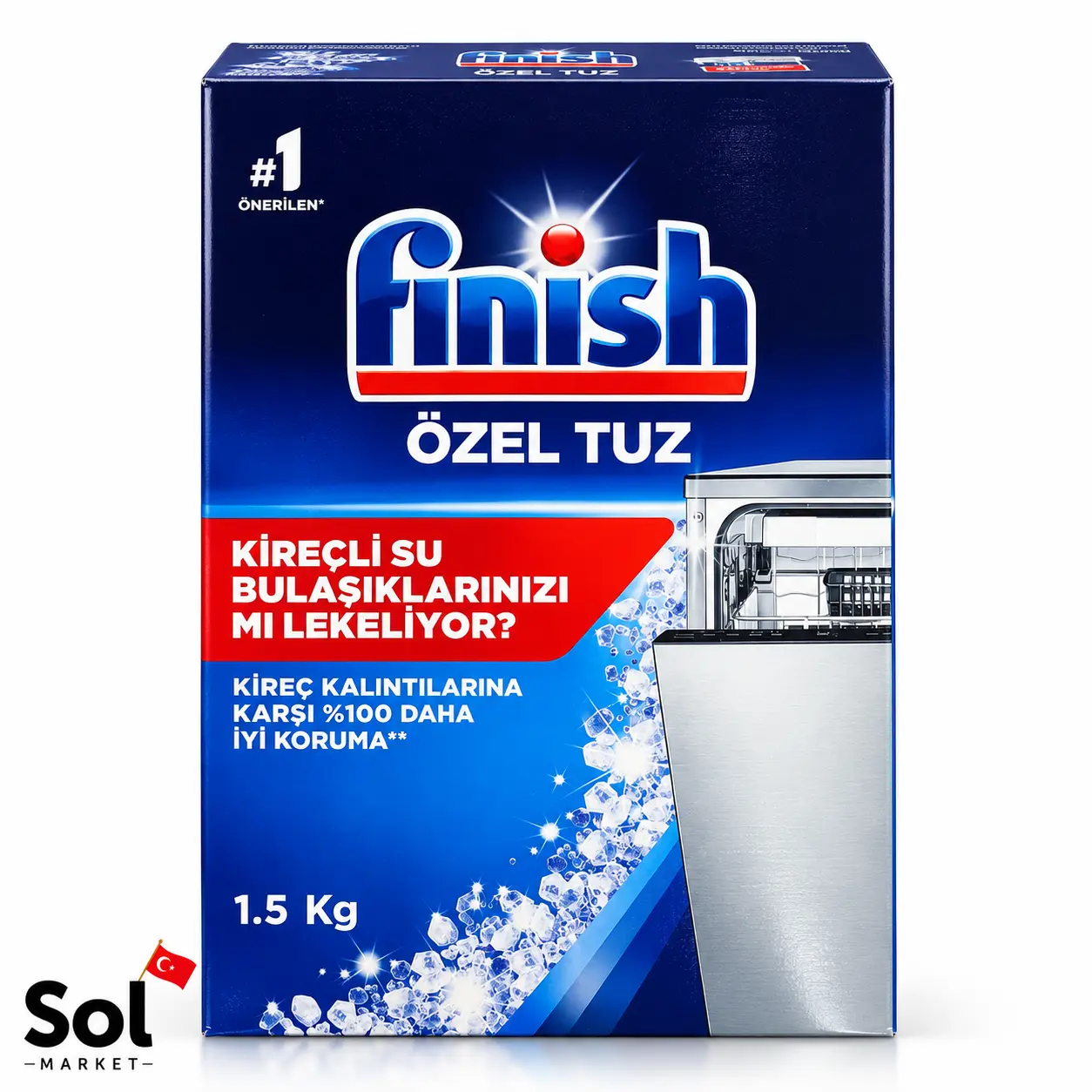 نمک ماشین ظرفشویی فینیش سری Özel Tuz حجم ۱۵۰۰ گرم